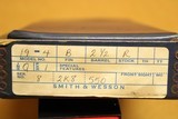 Smith and Wesson Model 19-4 w/ Box (2.5-inch, Nickel, 357 Magnum) S&W - 9 of 9