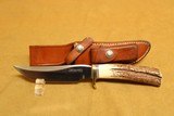 Randall Model 3-5 Hunter (Stag Handle, Carbon Steel, 5-inch blade) - 1 of 7