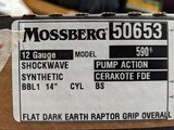 NEW Mossberg Model 590 Shockwave (12 Ga, FDE Flat Dark Earth Cerakote, 50653) - 2 of 3