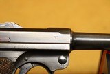 Mauser Banner Police P.08 Luger, w/ Matching Mag (Eagle L, 9mm, Nazi WW2 1942) - 9 of 16