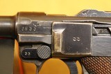 Mauser Banner Police P.08 Luger, w/ Matching Mag (Eagle L, 9mm, Nazi WW2 1942) - 5 of 16