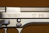Taurus Model PT-945 w/ 2 Mags (45 ACP/Auto, Stainless) PT945 - 4 of 4
