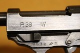 Mauser BYF43 P.38 Pistol (O-block, Mid-Year, German WW2) - 3 of 10