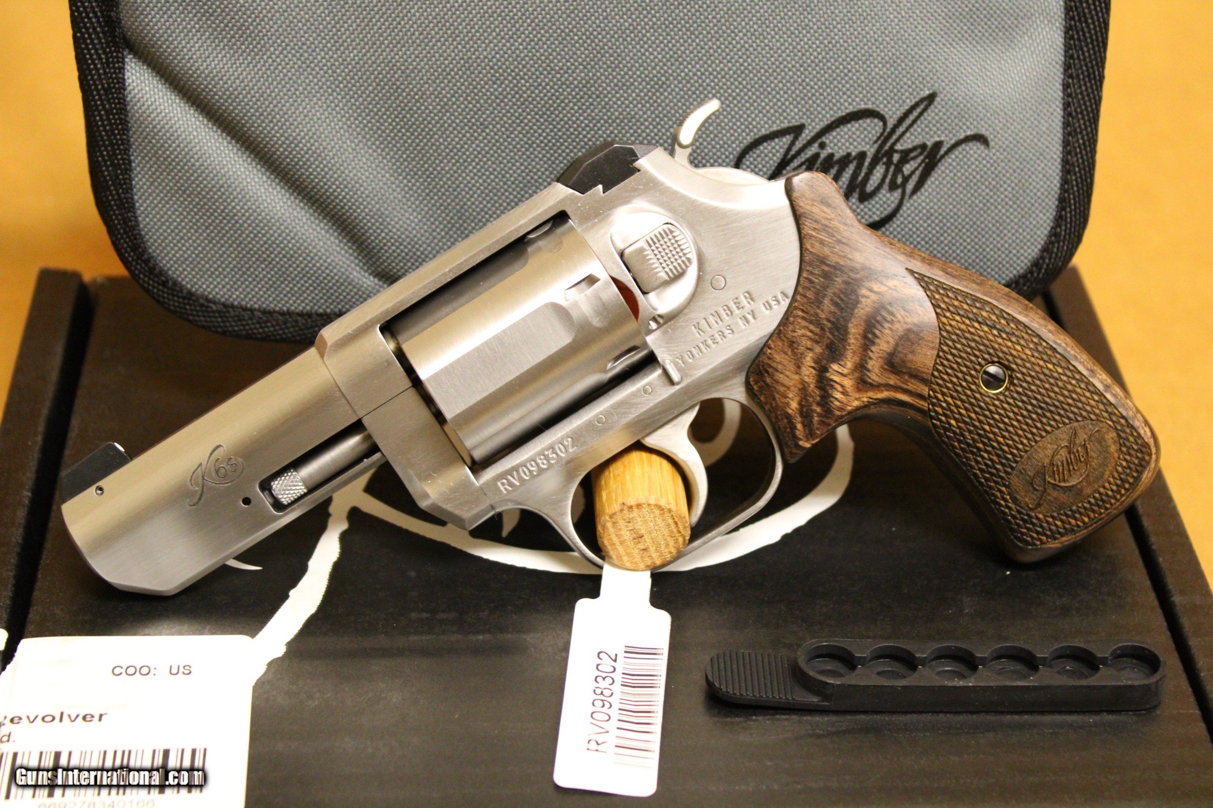 New Kimber K6s Revolver Dasa Brushed Stainless 3 Inch 6317