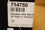 NEW Kimber K6s Stainless (357 Mag/38 Spl, 2-inch, Stainless/Black) 3400010 - 4 of 5
