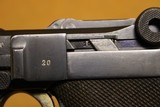 Mauser Luger P.08 (S/42, Early Rust Blued and Strawed Parts) 1937 WW2 German - 5 of 17