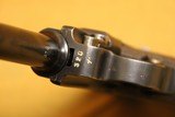 Mauser Luger P.08 (S/42, Early Rust Blued and Strawed Parts) 1937 WW2 German - 14 of 17