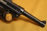 Mauser Luger P.08 (S/42, Early Rust Blued and Strawed Parts) 1937 WW2 German - 12 of 17