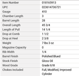 NEW Browning Citori 725 Field (410 3-inch 28-inch) Grade II/III - 11 of 12