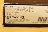 LNIB Browning BL-22 Lever Action Rimfire Rifle 20-inch Grade I Walnut BL22 - 13 of 15