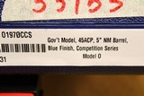 NEW Colt 1911 Competition Series 70 Government (45 ACP, 5-inch, Blue) O1970CCS - 4 of 5