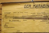 AUTHENTIC German Army / Police K98 Rifle Diagram Poster in COLOR WW2 WWII Mauser 98k K98k Blueprint Patent - 2 of 6