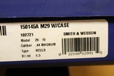 LIKE NEW Smith and Wesson Model 29 w/ Presentation Case (6.5-inch, 44 Magnum) - 11 of 12