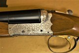 Ithaca (SKB) 200E (Silver, Engraved) 12ga SXS 26” barrels imp/mod w/box - 12 of 21