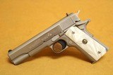 Colt Government Model 1911 Series 80 (45 ACP, Stainless, Mother of Pearl) - 1 of 11