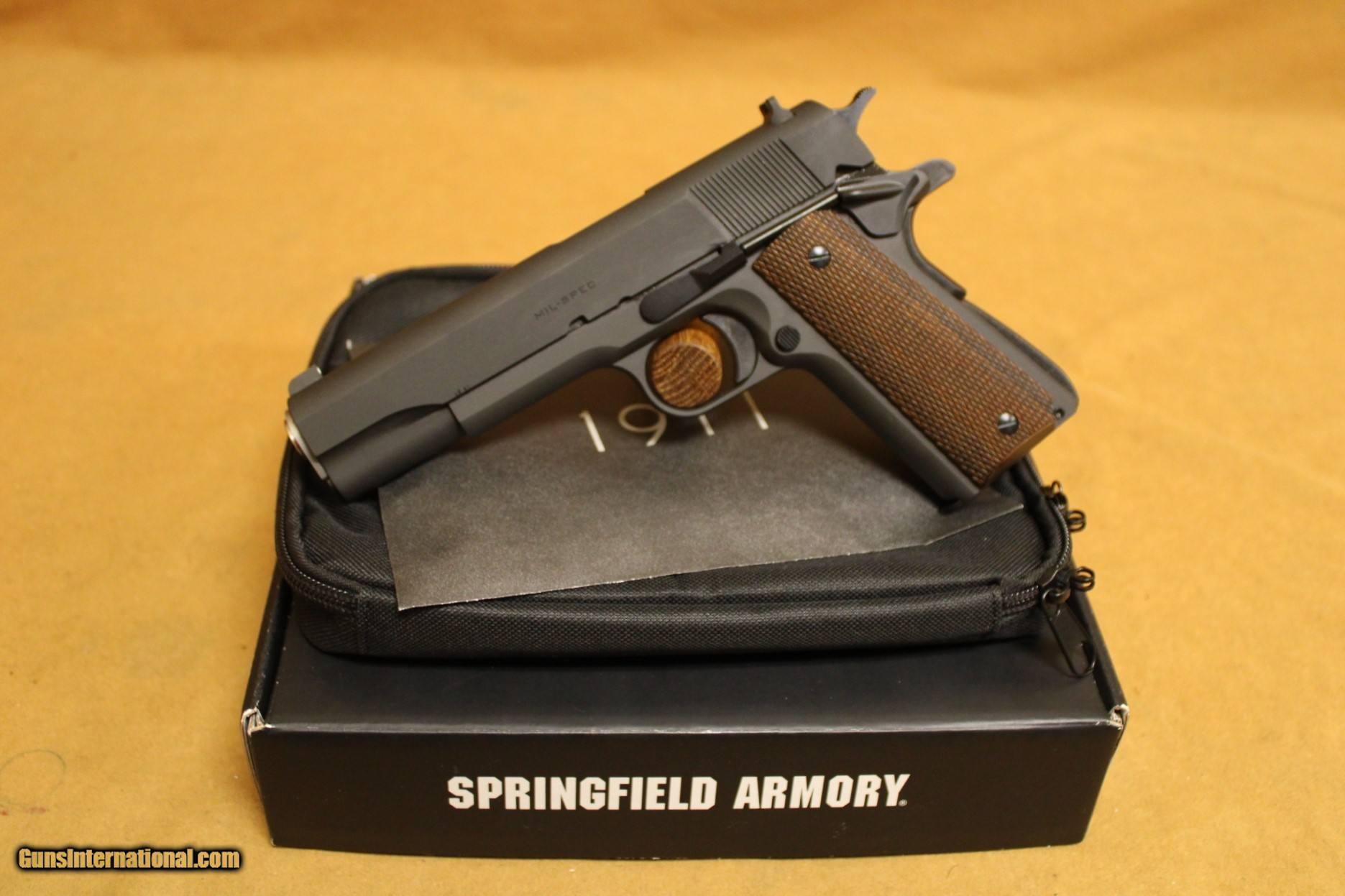 Springfield Armory 1911 Mil Spec 45 Acp 5 Black Parkerized Pbd9108l 7799