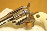 Colt Single Action Army w/ Letter (Nickel & Ivory, 45 LC, 4.75-inch) SAA - 3 of 16