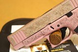 NEW! Glock G48 PINK CHAMPAGNE Cerakote, Engraved (LIPSEY'S EXCLUSIVE) 9mm - 5 of 12