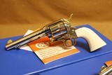MINT CONSECUTIVE PAIR Colt Single Action Army (Nickel, Ivory & Gold, 45 LC, 4.75