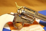 MINT CONSECUTIVE PAIR Colt Single Action Army (Nickel, Ivory & Gold, 45 LC, 4.75