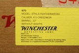 NEW Winchester Model 70 Featherweight Stainless (6.5 Creedmoor 22