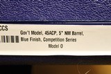 NEW Colt 1911 Series 70 Competition Government .45 ACP PISTOL, BLUE - O1970CCS - 3 of 4