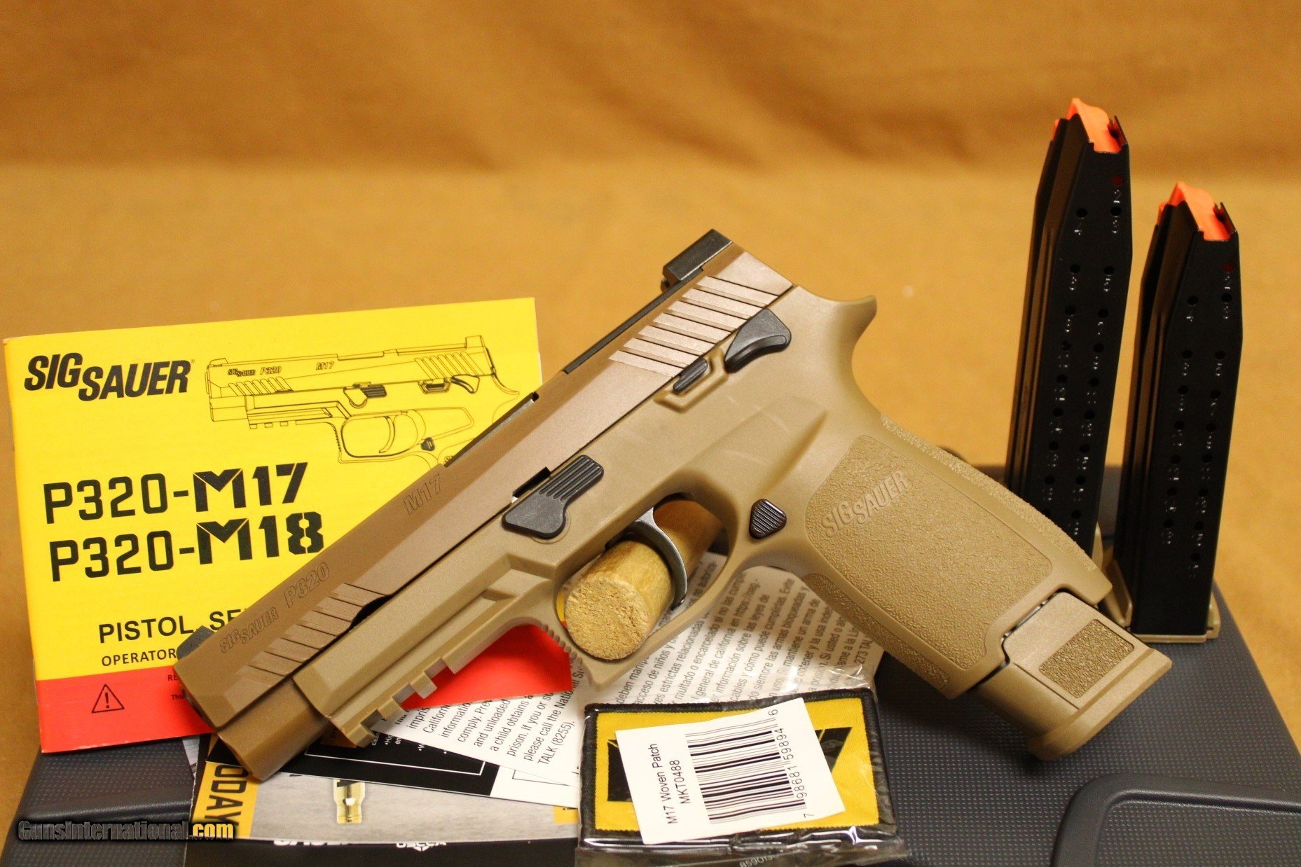 New Sig Sauer P320 M17 Fdetan Coyote 9mm 320f 9 M17 Ms