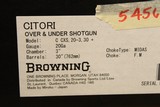 NEW Browning Citori CXS Sporting/Skeet (20GA 3