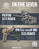 NEW FN PS90 w/ Vortex Viper VRD-6 Red Dot, Two 50-Rd mags 3848950470, $175 REBATE thru OCT 31 - 6 of 6