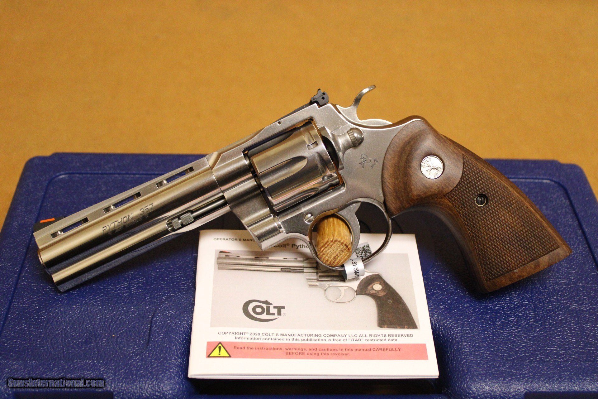 NEW Colt Python (5-inch, 357 Magnum, Stainless) SP5WTS