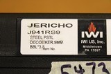 NEW IWI Jericho 941 RS9 (Steel 9MM Pistol W/ Decocker) J941RS9 - 2 of 3