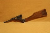 DWM 1917 Lange P.08 Artillery Luger Pistol w/ Stock (German WW1) - 1 of 18