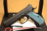 UNFIRED CZ Shadow 2 (9mm Pistol, Black and Blue) 91257 - 2 of 4