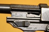 Spreewerk P.38 (CYQ code, Y-block, 1944, Cog Hammer) WW2 German - 7 of 9