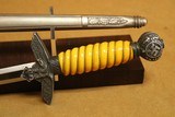 Second Model German Luftwaffe Dagger (Richard Herder/Solingen) WW2 2nd - 2 of 9
