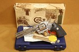 Colt Python w/ Original Box, Case (1994, 6-inch, 357 Magnum, Stainless) - 1 of 8