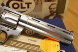 Colt Python w/ Original Box, Case (1994, 6-inch, 357 Magnum, Stainless) - 6 of 8