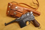 Mauser C96/1896 “Bolo Model” Pistol (German WW1, WW2) w/ Holster