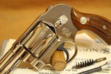 MINT Smith and Wesson Model 38 Bodyguard w/ Box (NICKEL, 2