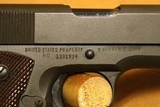 MINT, ORIGINAL Remington Rand M1911A1 US Army Service Pistol (Feb 1944) - 13 of 16
