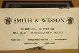 Smith and Wesson Model 32-1 w/ Box (Early, Pinned Barrel, Polished Blued) S&W - 8 of 10