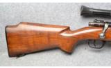 Custom German Mauser BYF 98 in.22/250. The barrel is 26