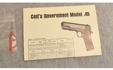 Colt ~ 1911 Pacific Theater of Operations Commemorative Pistol ~ .45 Auto - 9 of 10
