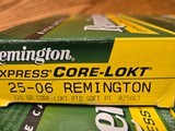 REMINGTON 25-06 120 Grain PSP Ammo, 6 -20 Round Boxes (R25063) plus 7 rnds - 3 of 3