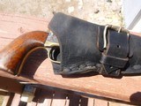 Colt 1851 Navy Conversion to .38 center fire with period home-made holster/matching numbers - 8 of 8