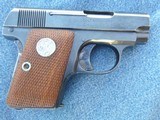 Colt 1908 Vest Pocket Model .25 ACP Mint with box & original sales receipt dated 1936 - 7 of 8