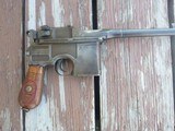 Mauser Red Nine, excellent bore, aftermarket holster/stock Adjustable sights - 2 of 9