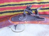Custom .54 Flintlock Plains rifle with Beautiful stock, Leman type rifle - 2 of 8