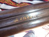 Antique Engraved Percussion Double Barrel 16 ga nice condition and shootable after a gunsmith check - 10 of 13