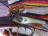 Antique Engraved Percussion Double Barrel 16 ga nice condition and shootable after a gunsmith check - 8 of 13